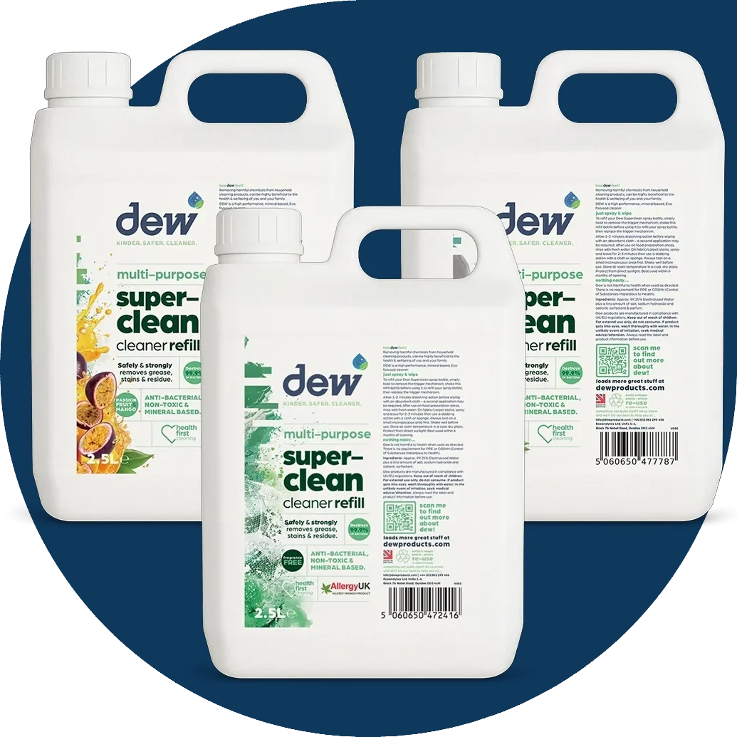 Our 2.5L Refills Are Made From 100% Recovered Plastic