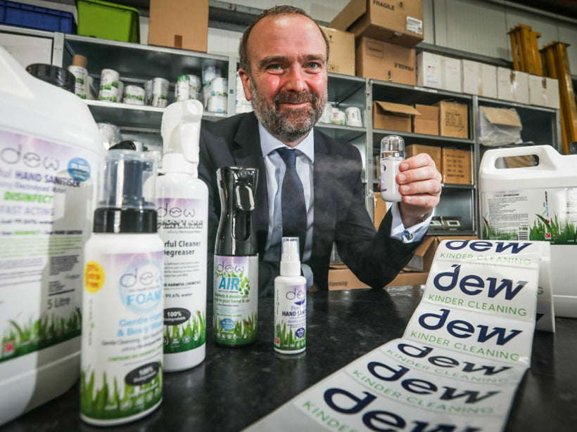 Erik Smyth, Chief Executive Of Dundee Firm Ecoanolytes That Produces The Dew Cleaning Range
