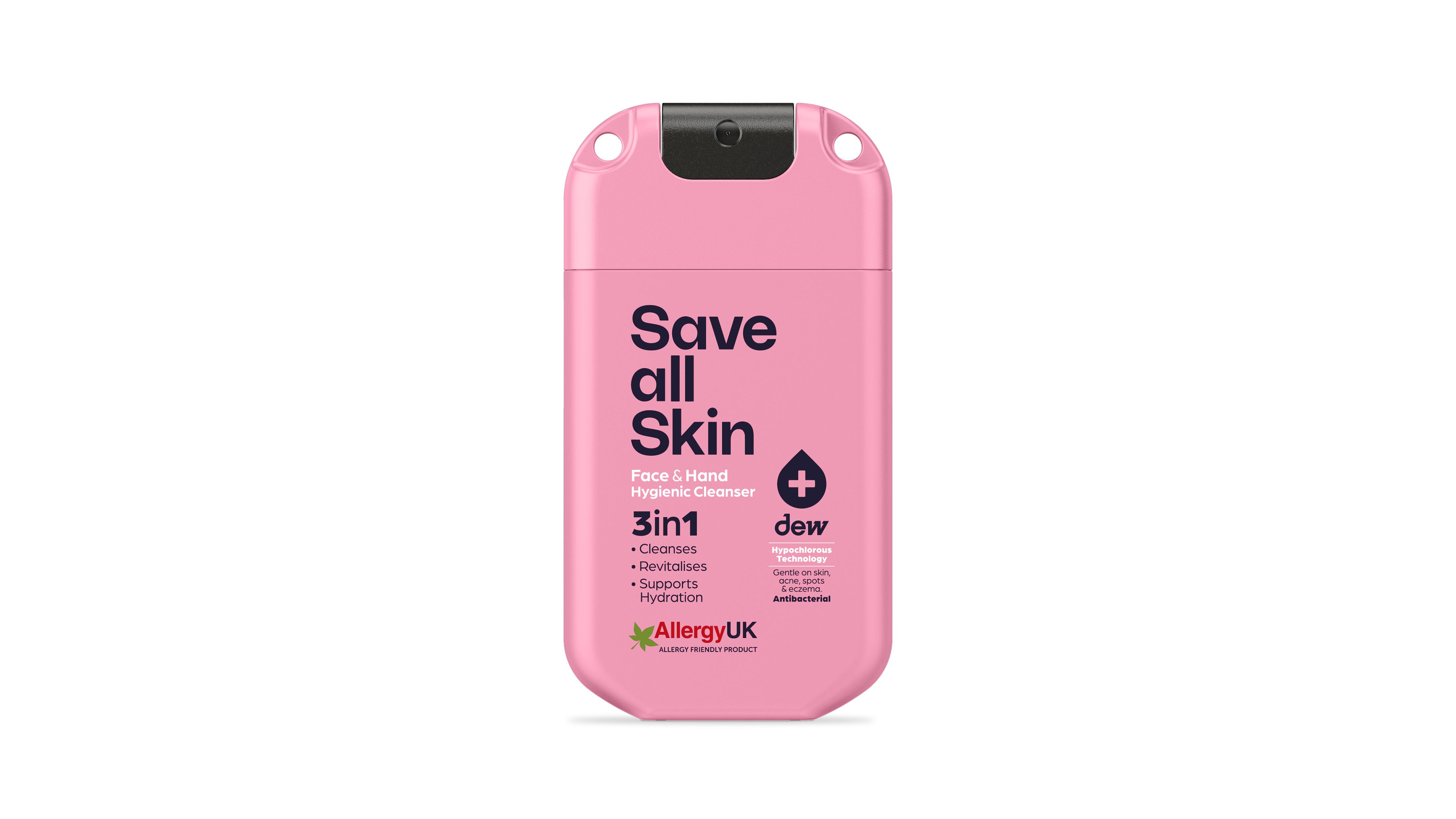 3-in-1 Face & Hand Hygienic Cleanser 30ml mist