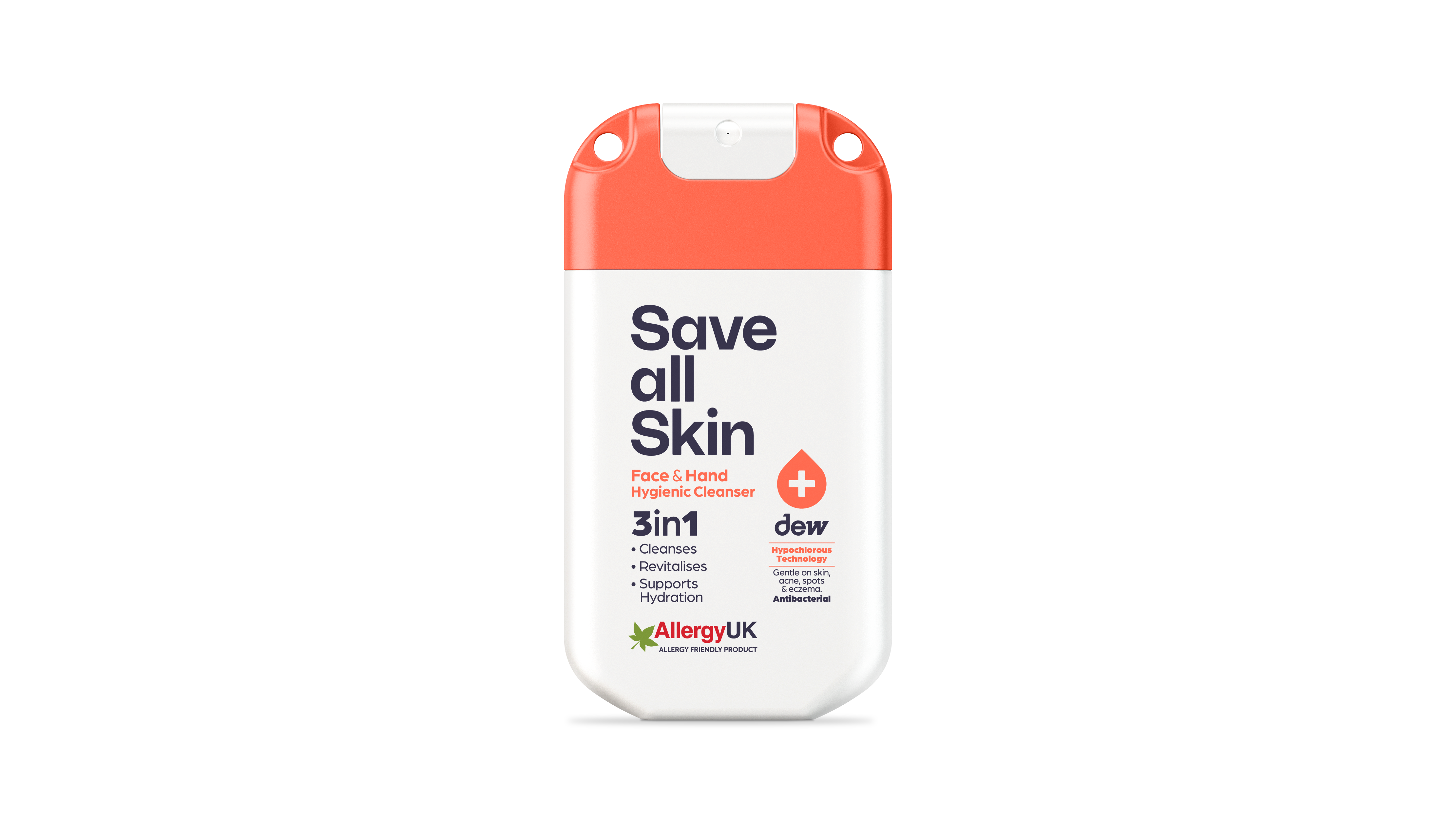 3-in-1 Face & Hand Hygienic Cleanser 30ml mist