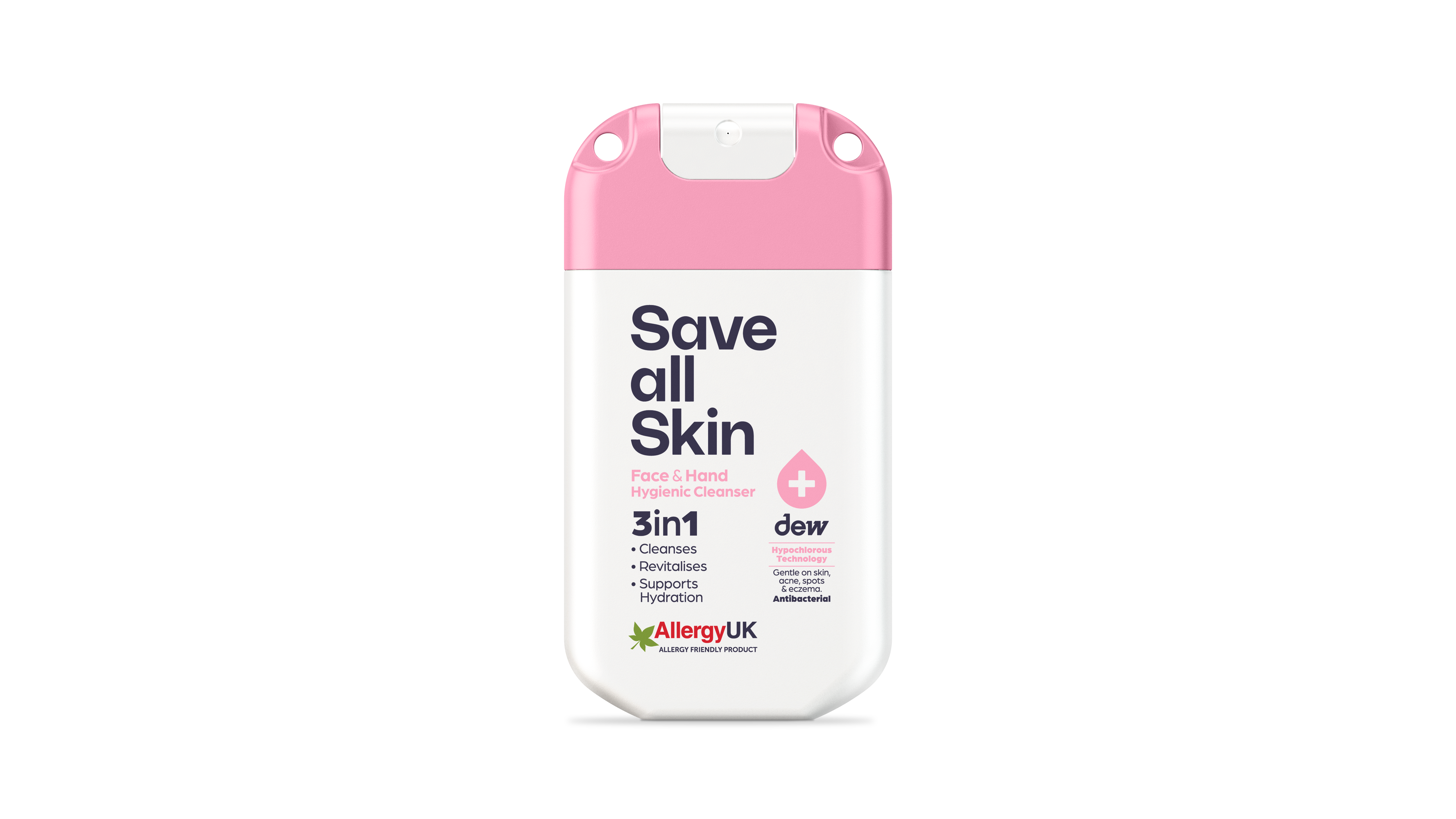 3-in-1 Face & Hand Hygienic Cleanser 30ml mist