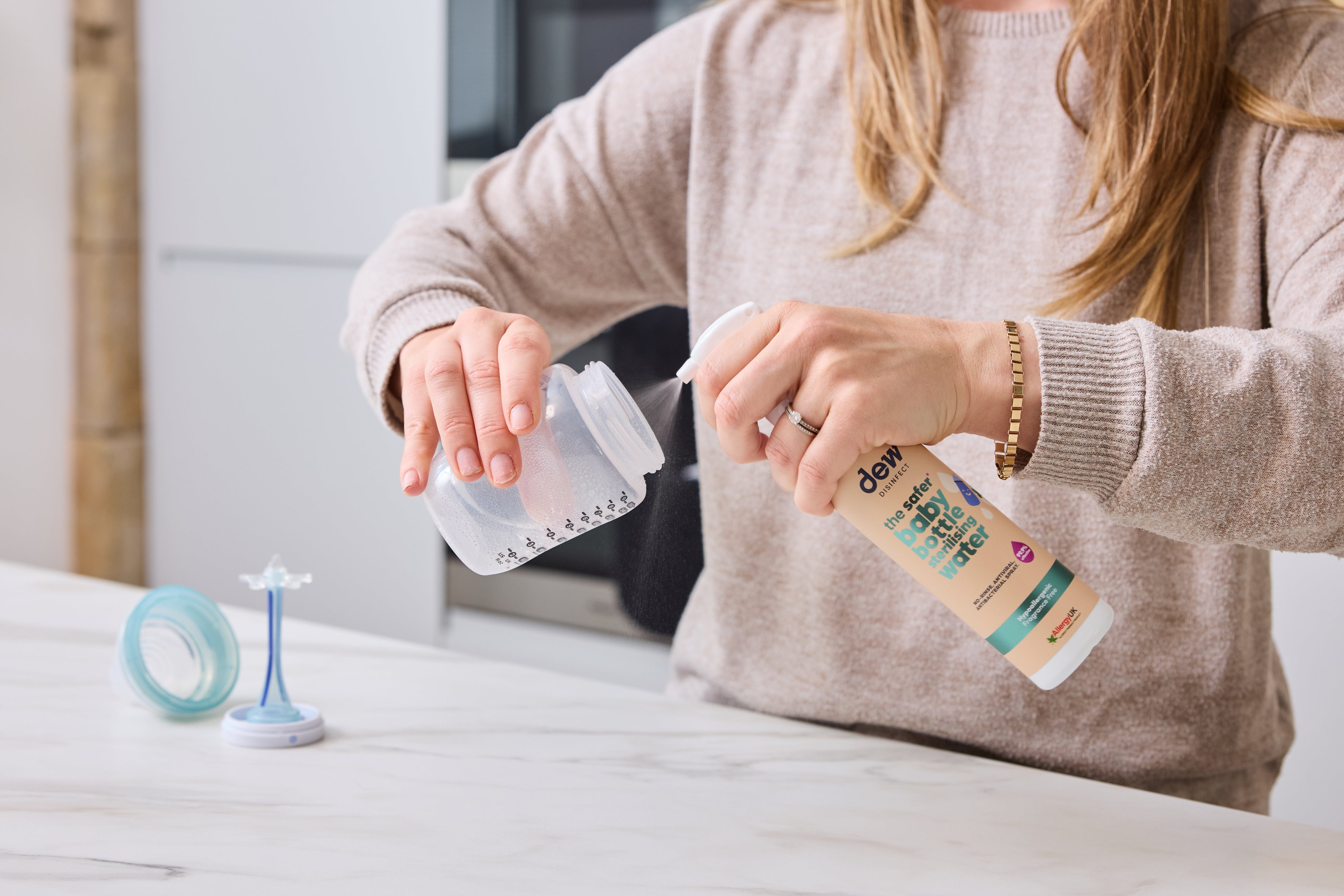 Dew Safer Disinfect Baby Bottle Sterilising Water