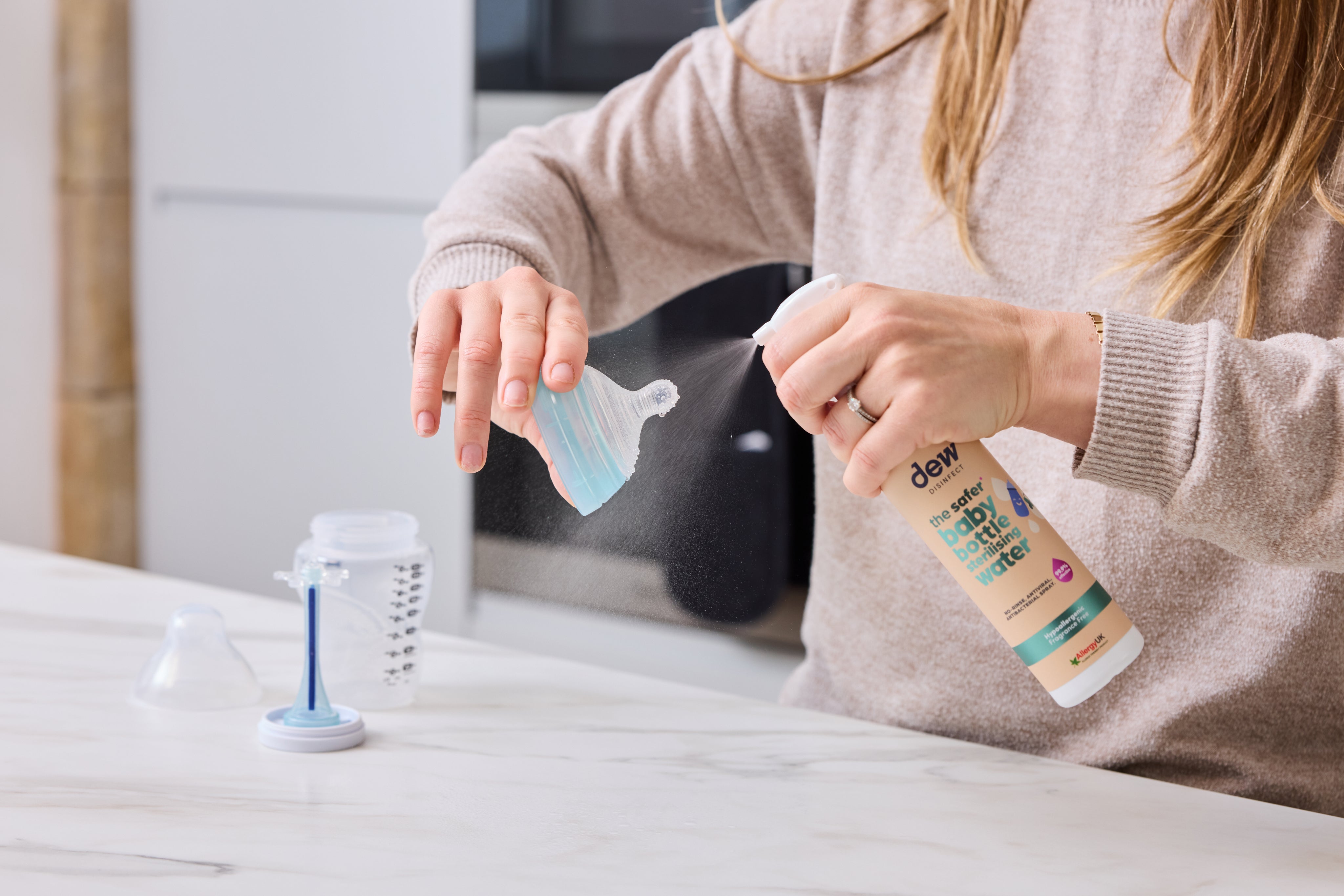 Dew Safer Disinfect Baby Bottle Sterilising Water