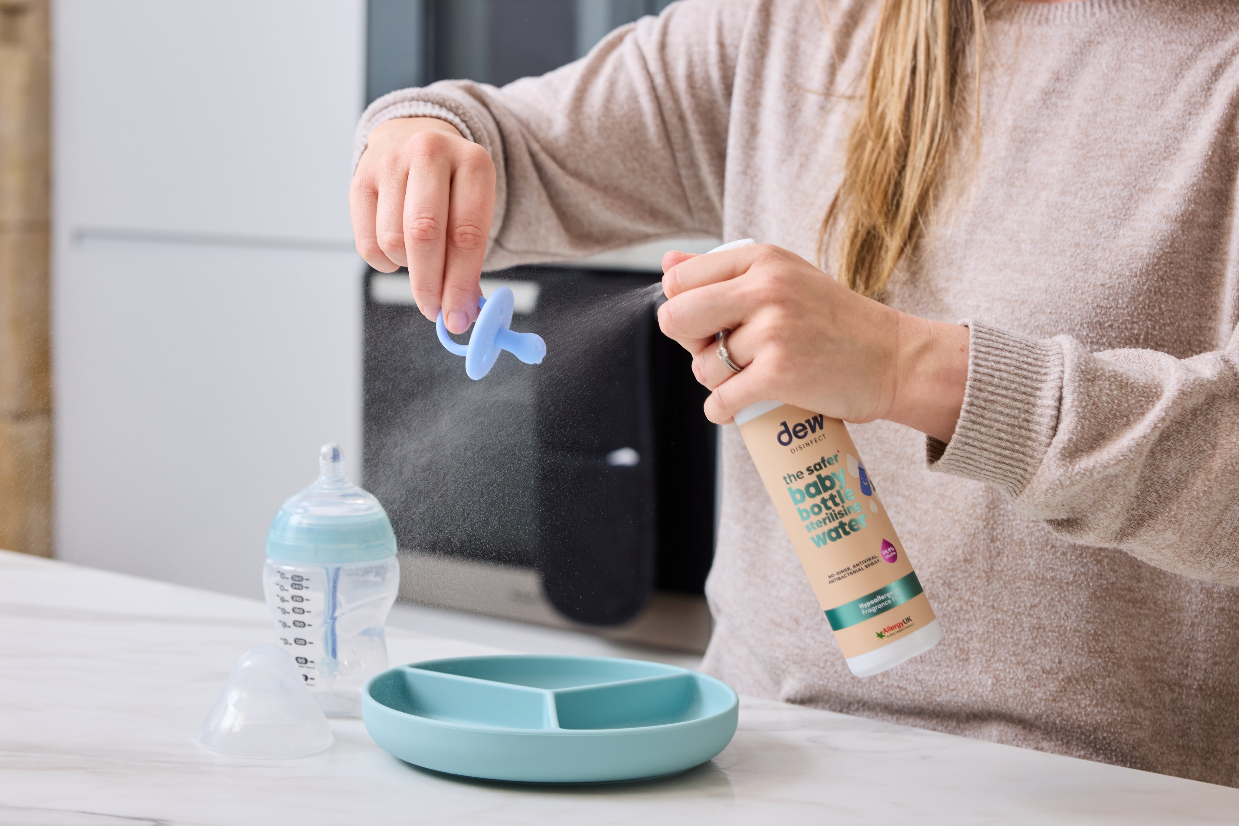 Dew Safer Disinfect Baby Bottle Sterilising Water