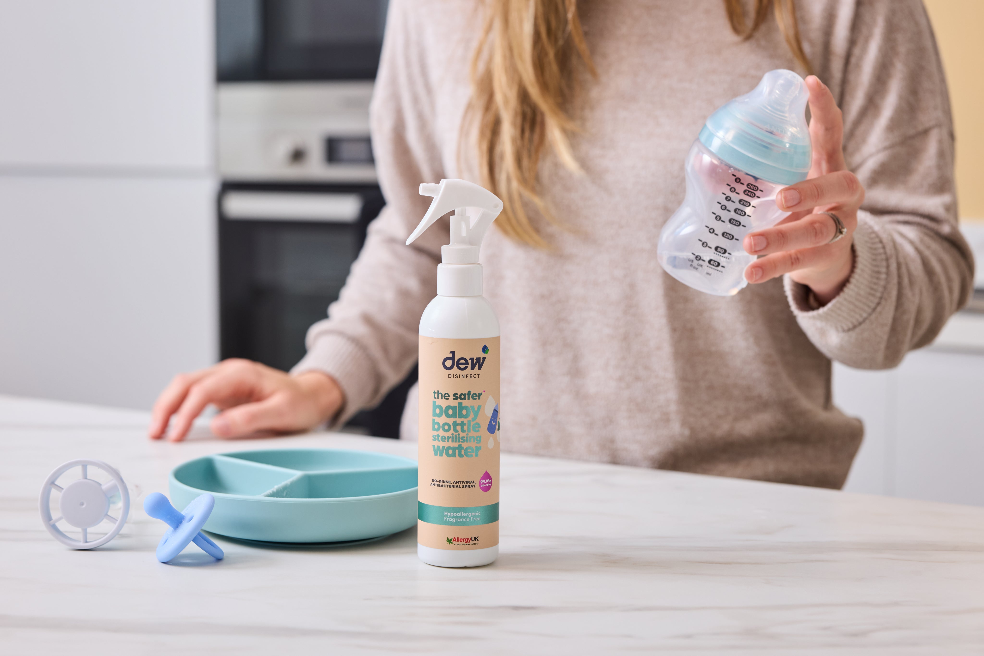 Dew Safer Disinfect Baby Bottle Sterilising Water