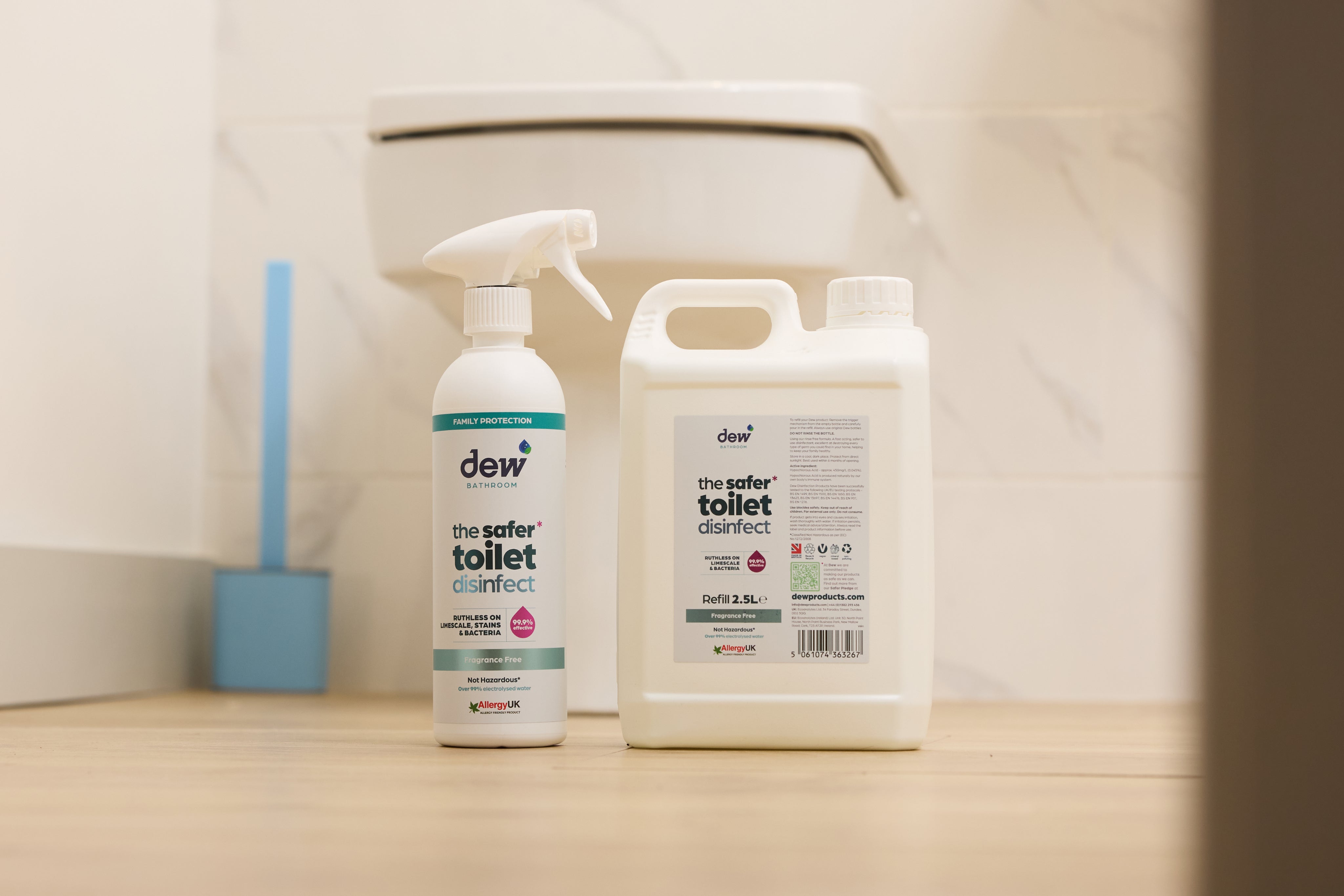 Dew Bathroom Safer Toilet Disinfect