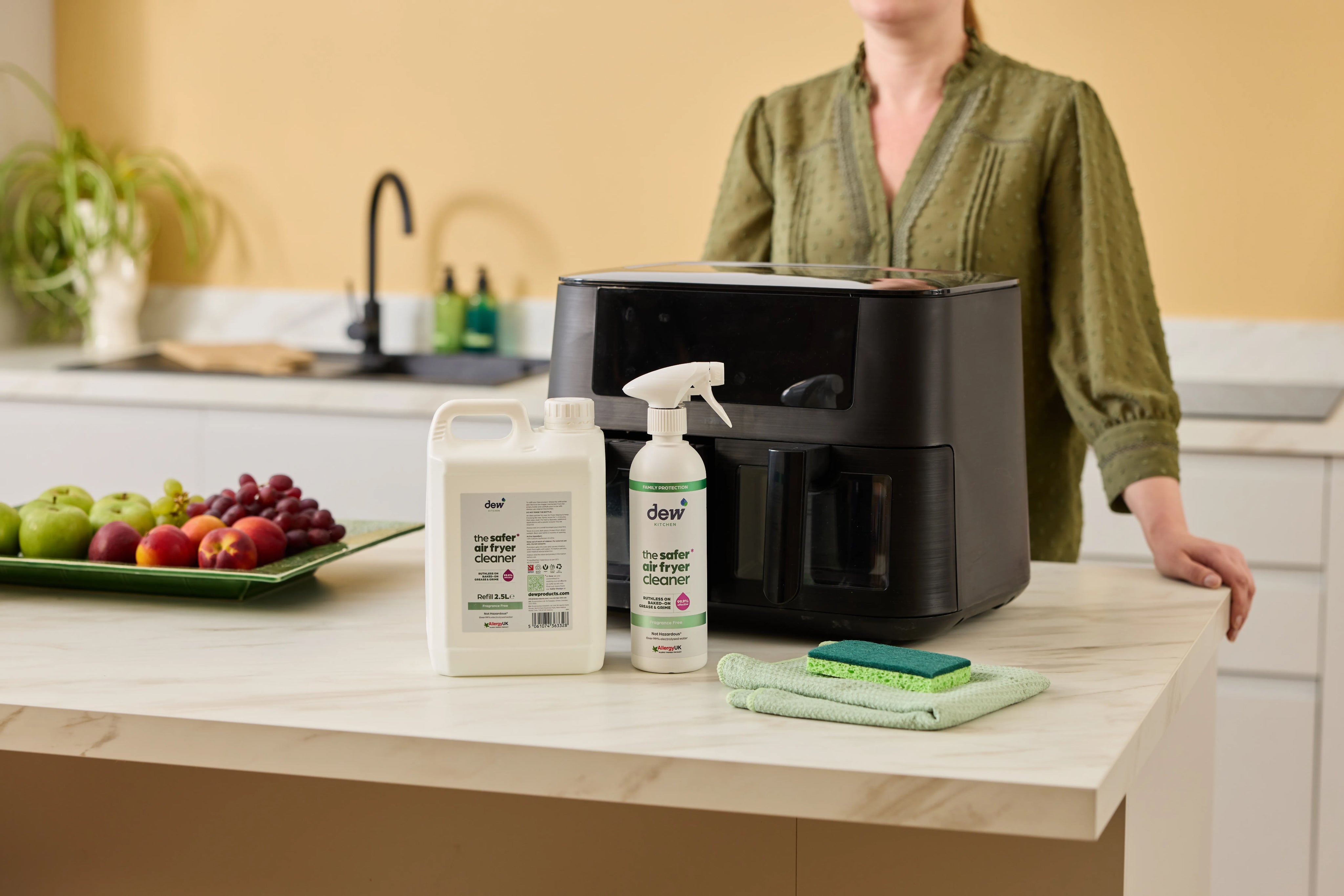 Dew Kitchen Safer Air Fryer Cleaner
