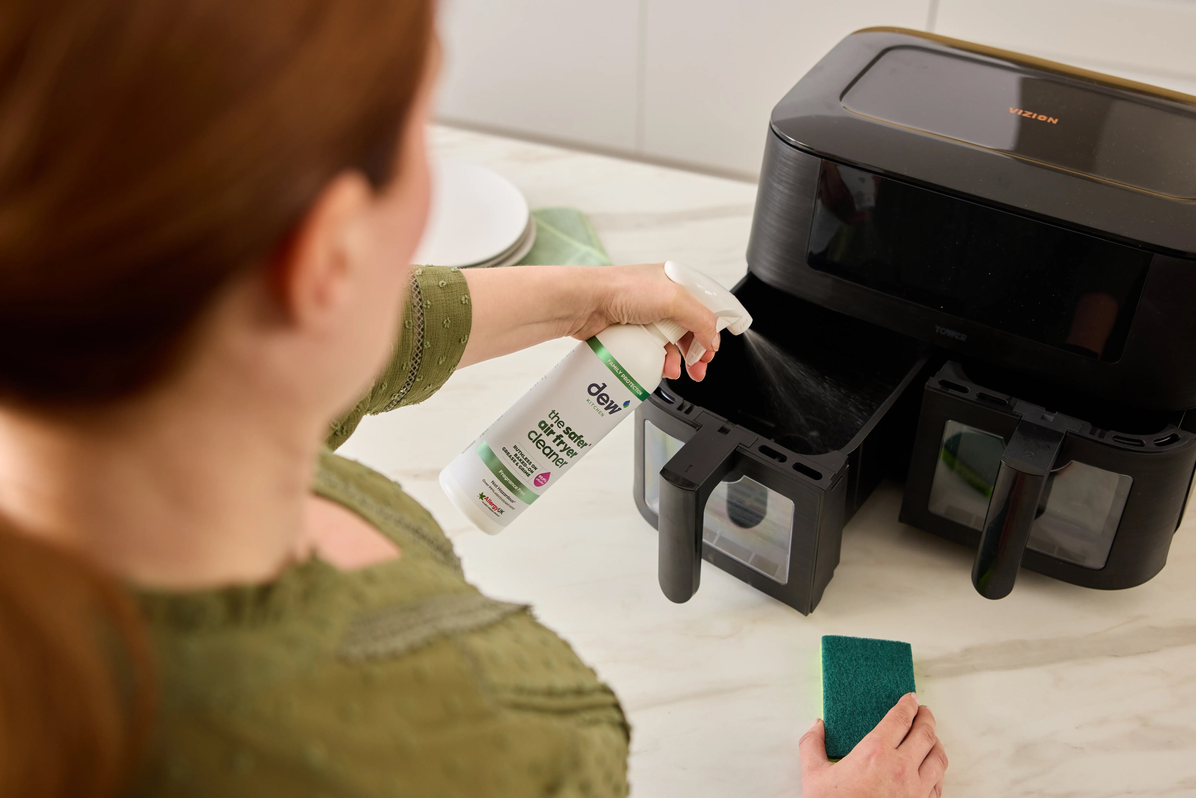 Dew Kitchen Safer Air Fryer Cleaner