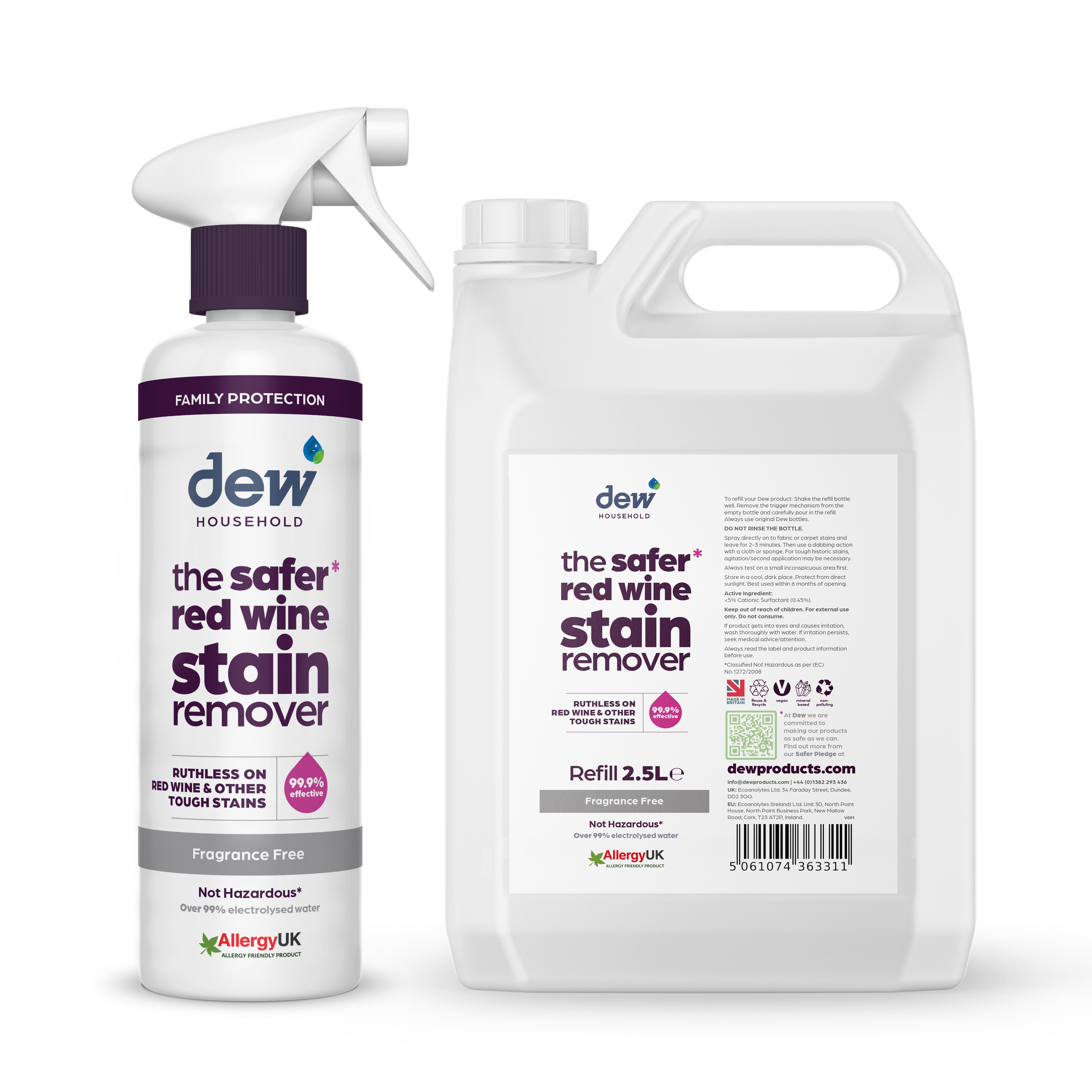 Dew Household Safer Red Wine & Stain Remover