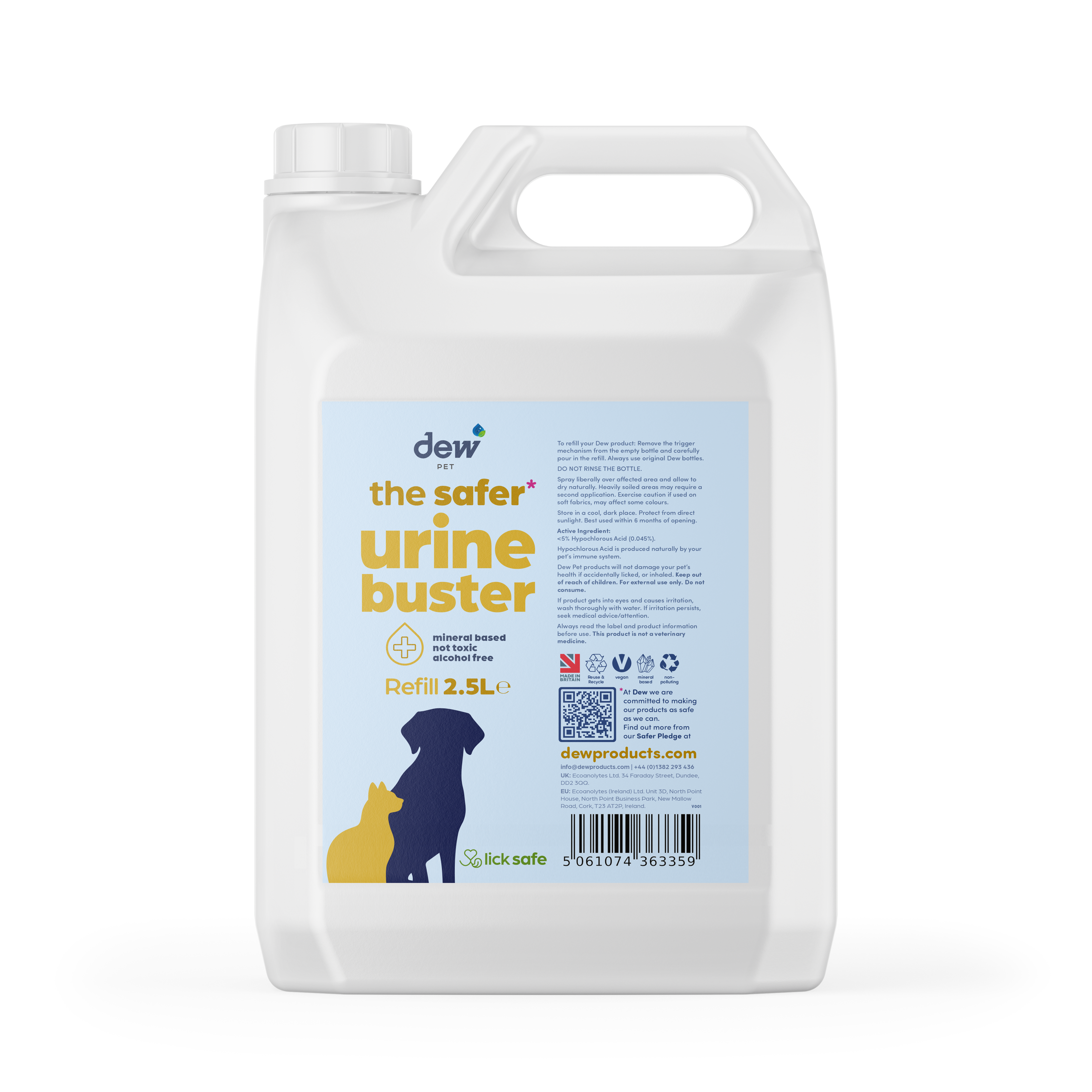 Dew the Safer Pet Urine Buster