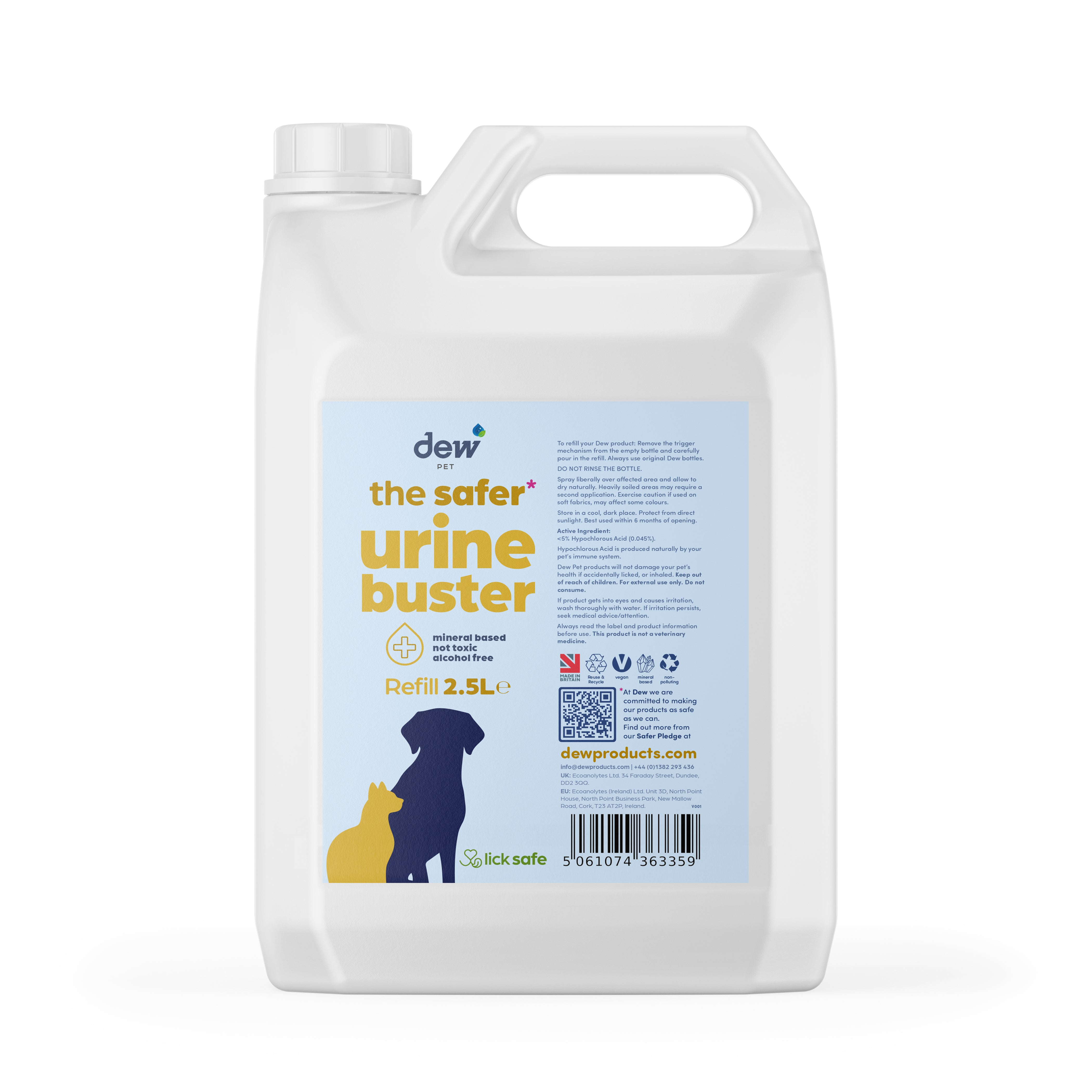 Dew the Safer Pet Urine Buster
