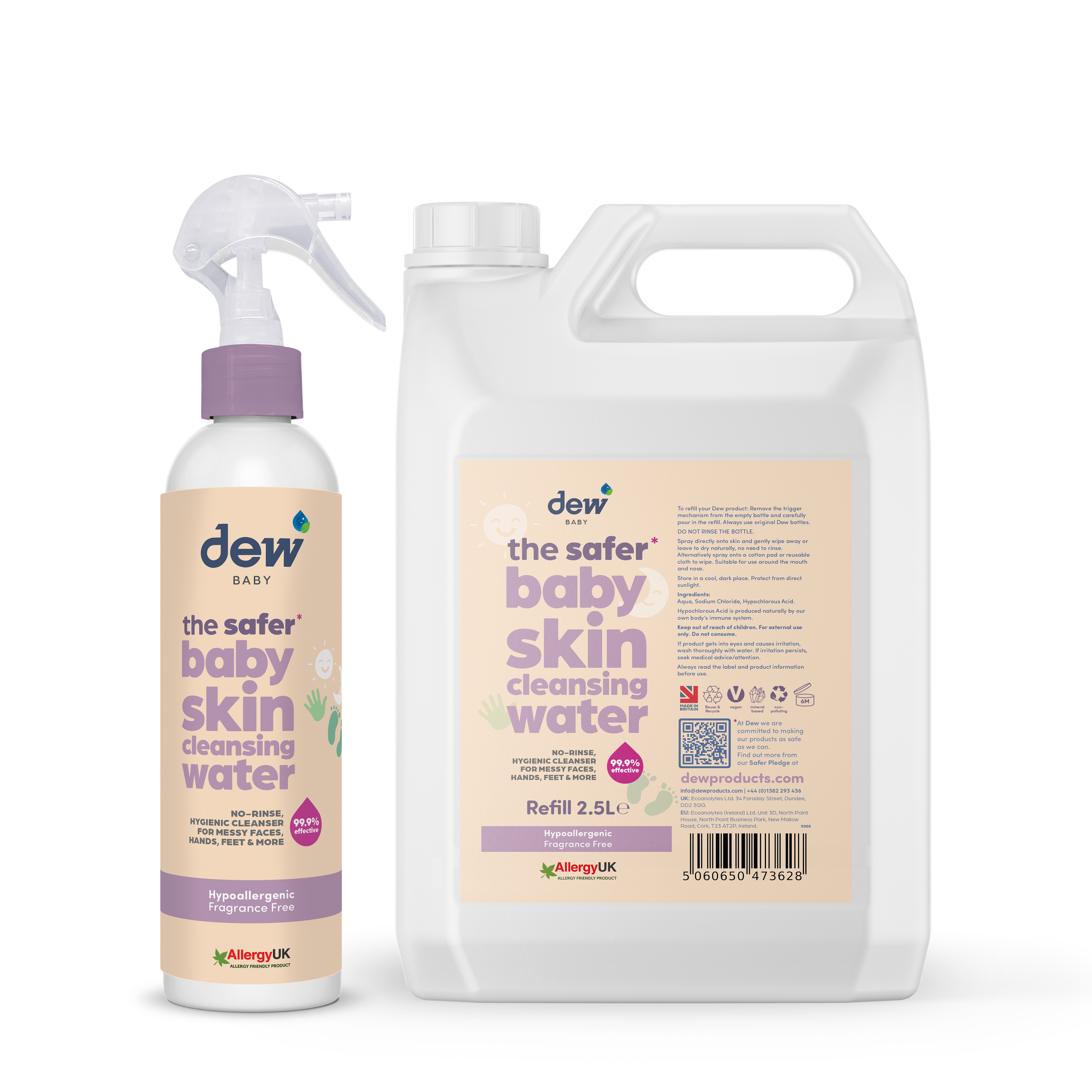 Dew Safer Baby Skin Cleansing Water