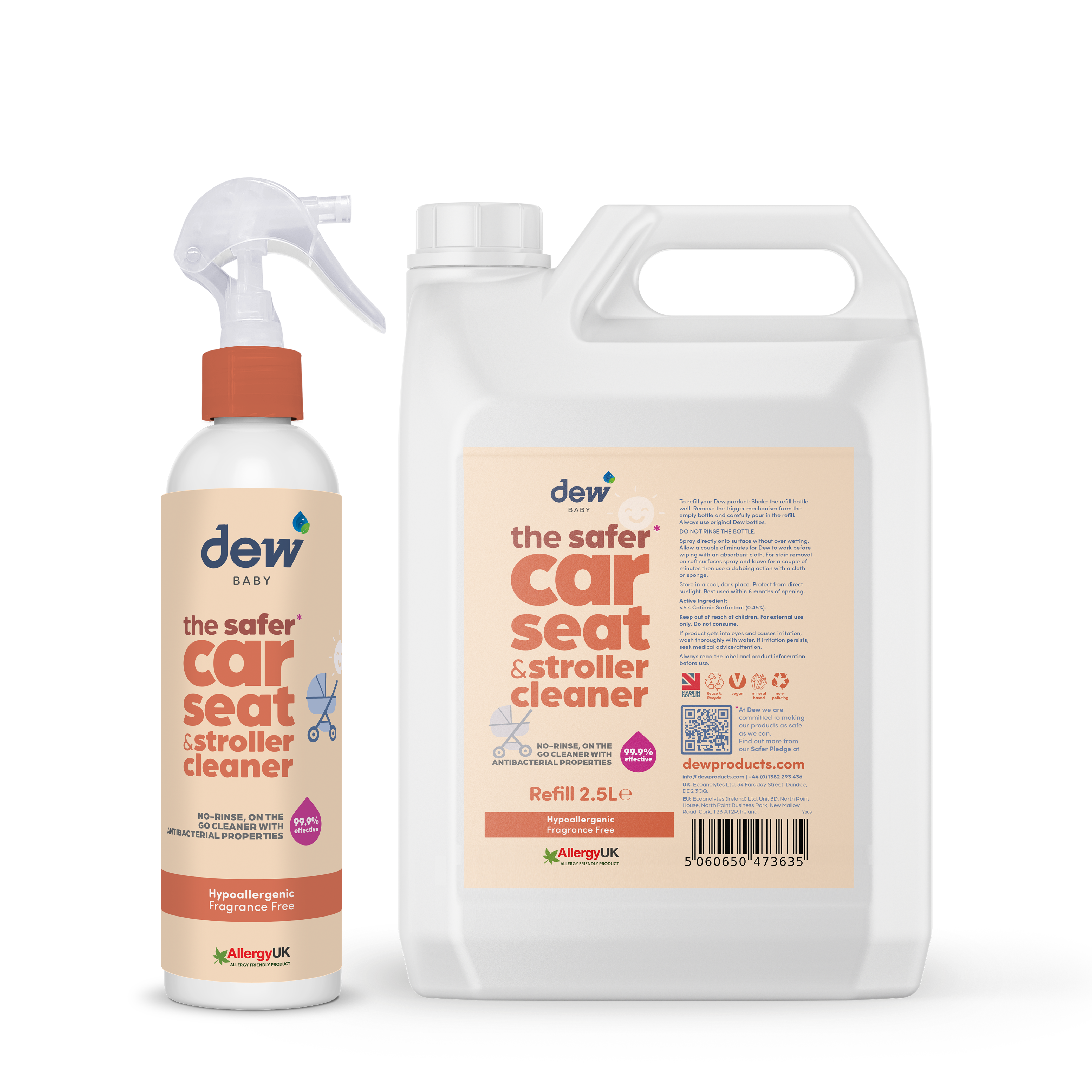 Dew Safer Car Seat & Stroller Cleaner