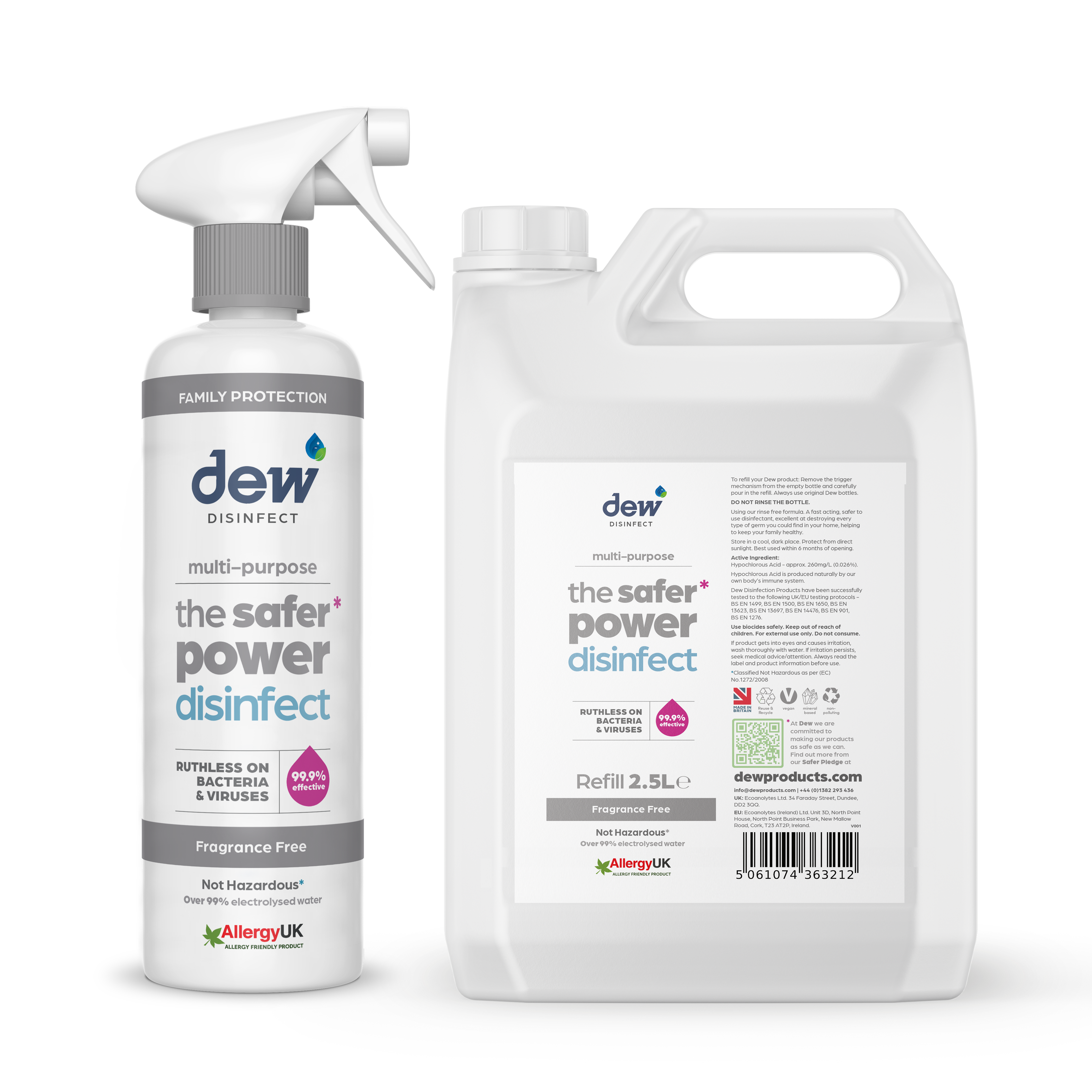 Dew Multi-Purpose Safer Power Disinfect