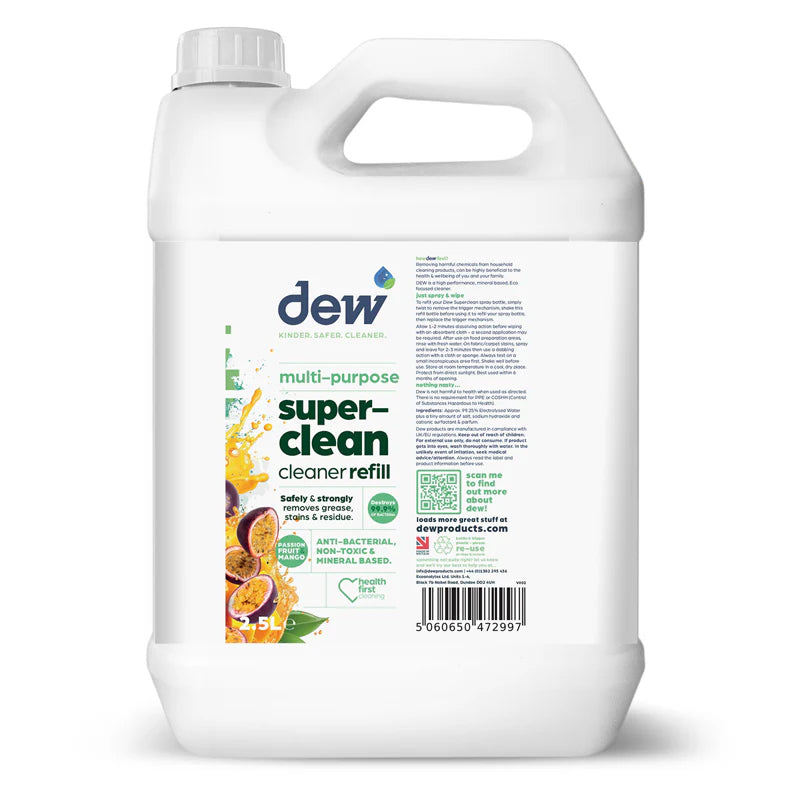 Dew Superclean Passion Fruit & Mango Fragrance 2.5L Refill