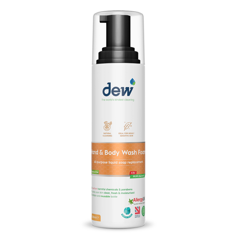 Hand Body Wash Foam Refill Fragrance-Free 250ml (Black Top)