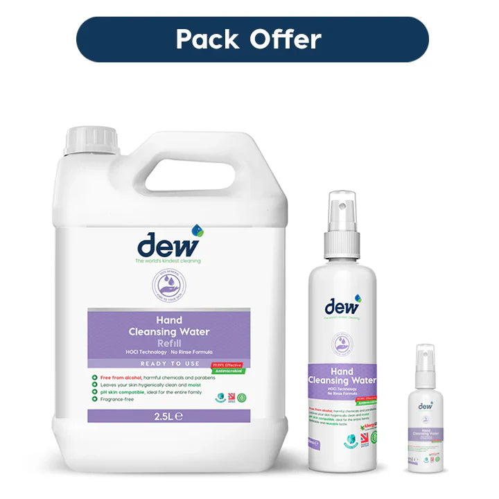 Hand Cleansing Water Refill Packs