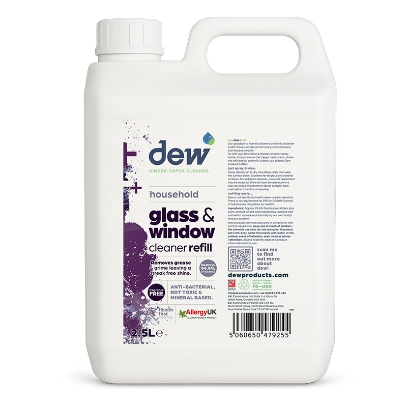 Household Glass & Window Cleaner | Dew Products