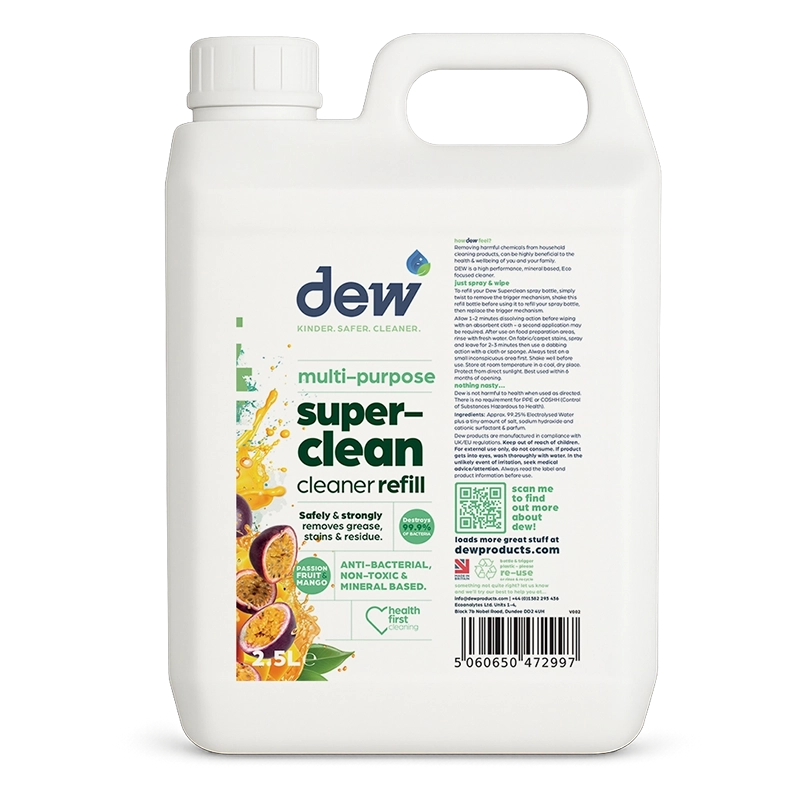 Multi-Purpose Superclean Cleaner Passion Fruit & Mango Freagrance 2.5L Refill