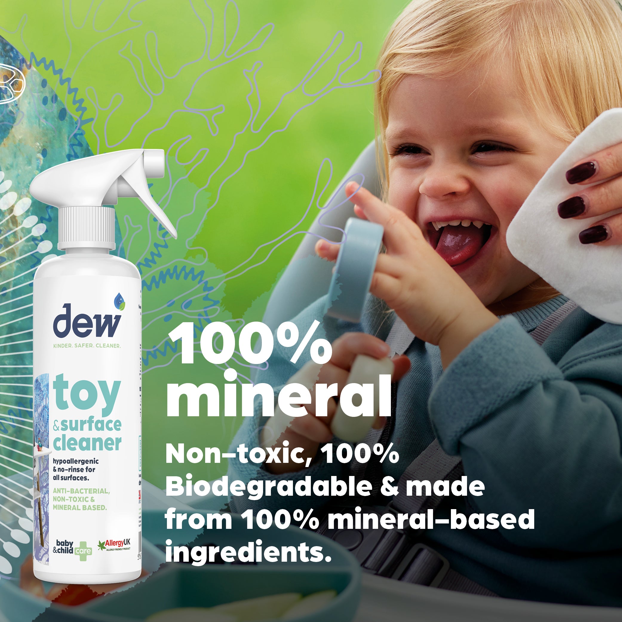 Toy & Surface Cleaner - 100% Mineral