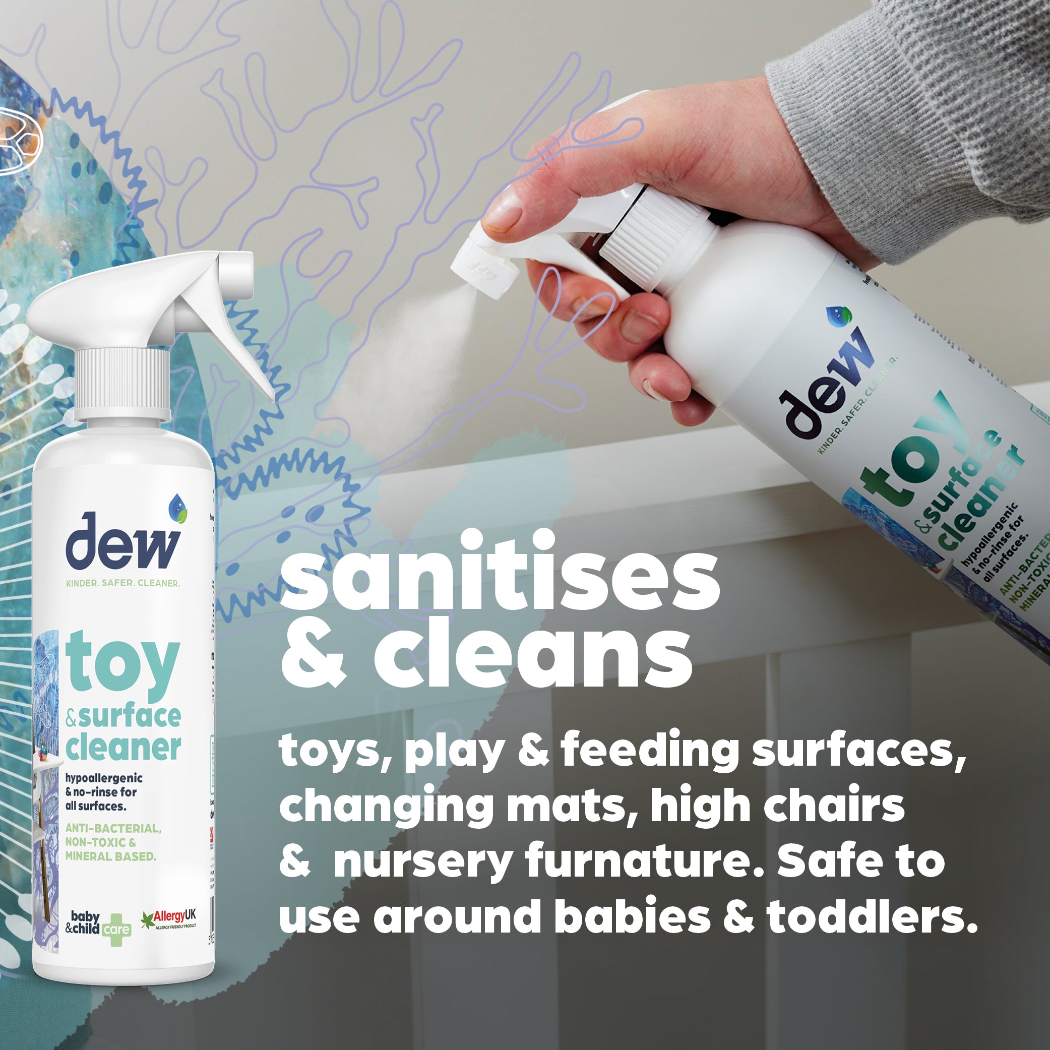 Toy & Surface Cleaner - Sanitises & Cleans