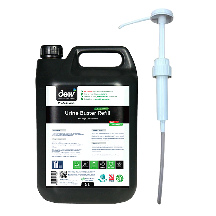 Urine Buster Refill 5L with Hand Pump Dispenser