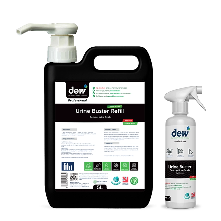 Urine Buster 500ml Refill 5L With Hand Pump Dispenser