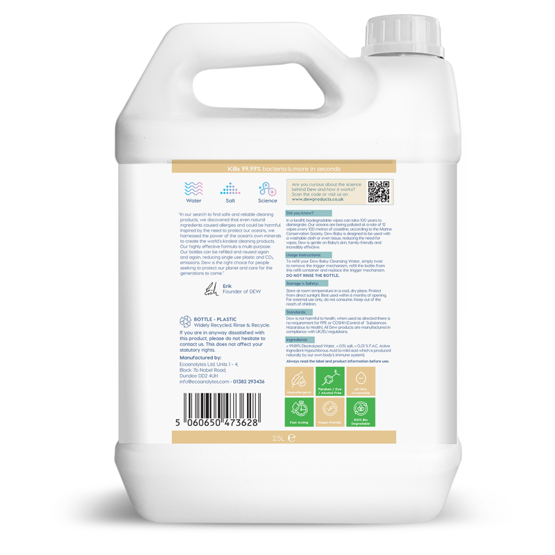 Baby Cleansing Water Refill 2.5L