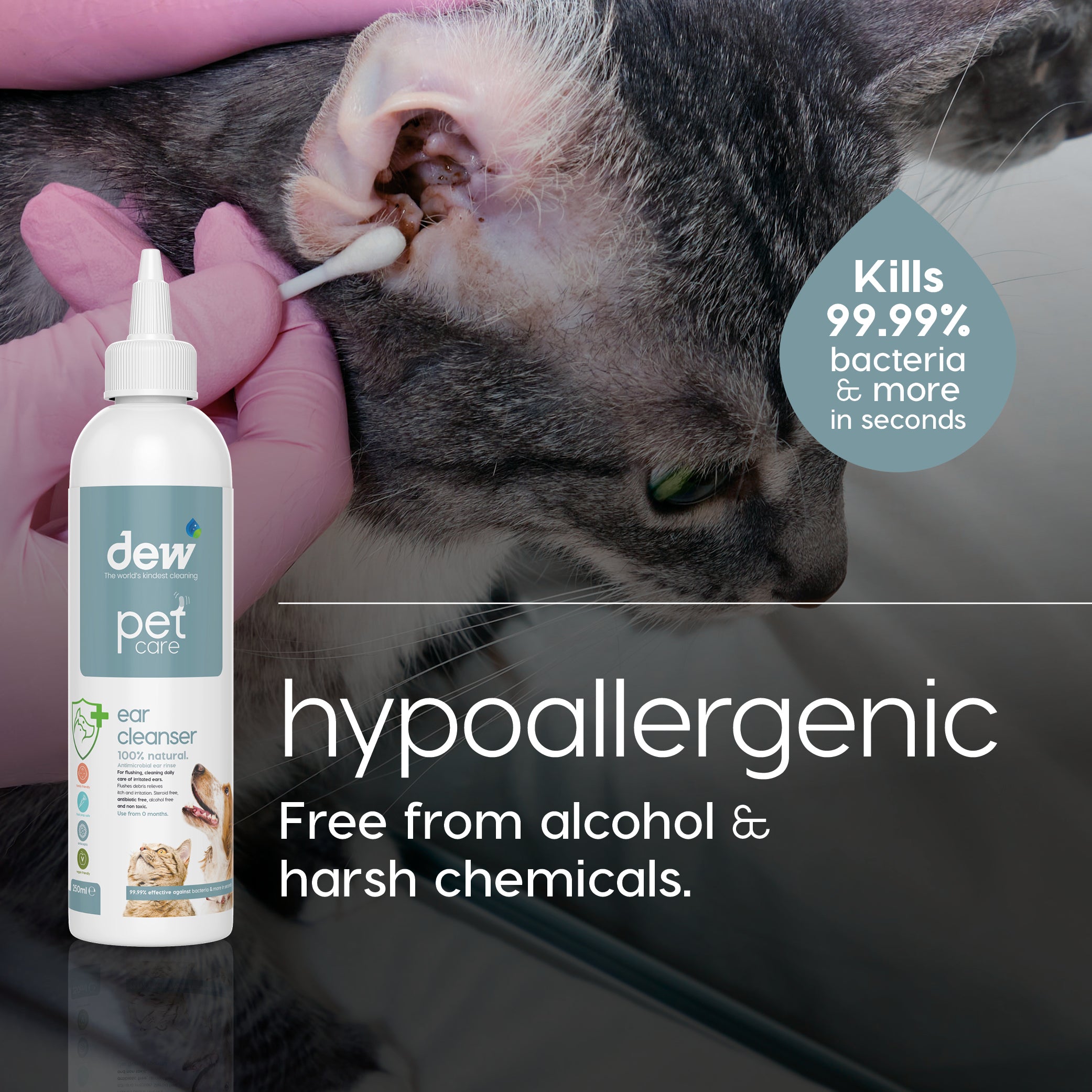 Cat ear cleanser deals